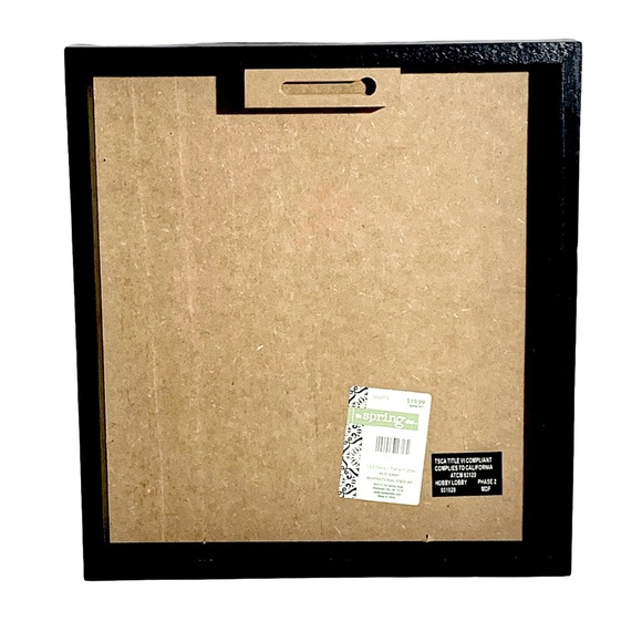 Just A Small Time Girl White Wood Sign Black Frame - Picture 2 of 2